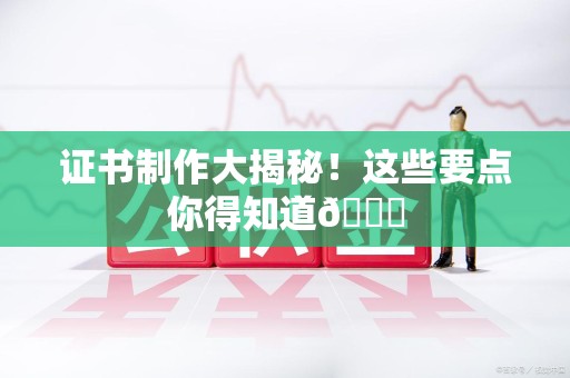 龙海证书制作大揭秘！这些要点你得知道😎